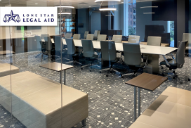Lone Star Legal Aid furniture provided and installed by Vanguard Environments