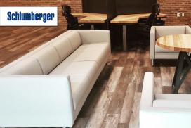 Schlumberger furniture provided and installed by Vanguard Environments